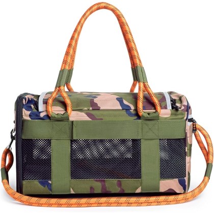 Airline-Compliant Pet Carrier | Includes Leash | Suitable for Pets up to 20lbs
