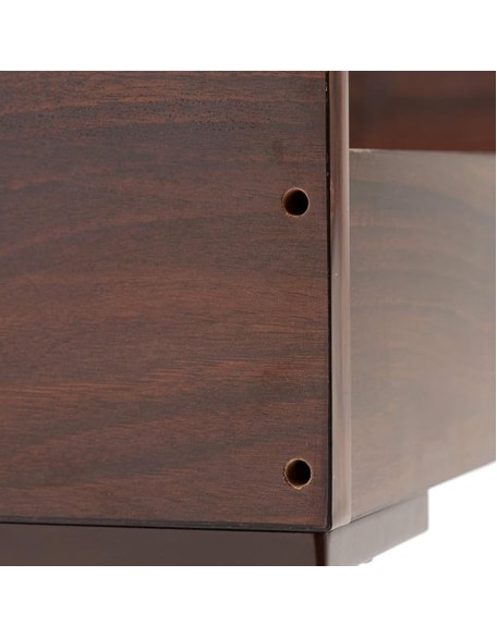 Elevated Dog Bed Frame for 40" x 32" XL Dog Beds, Easy Assembly - Mid-Century Modern Bed Frame - Walnut, Jumbo/XL