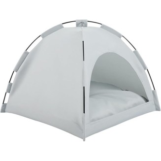 Dog Beds Pet Tent Bed Cats House Supplies Products Accessories Warm Cushions Furniture Sofa Beds Winter Tents Cat (Color : White)
