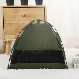 Dog Beds Pet Tent Bed Cats House Supplies Products Accessories Warm Cushions Furniture Sofa Beds Winter Tents Cat (Color : White)