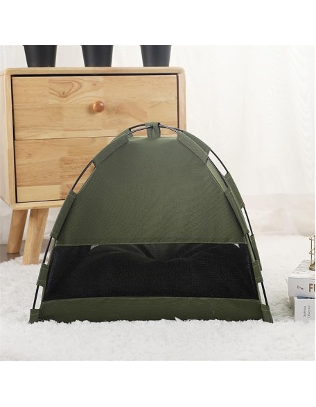 Dog Beds Pet Tent Bed Cats House Supplies Products Accessories Warm Cushions Furniture Sofa Beds Winter Tents Cat (Color : White)