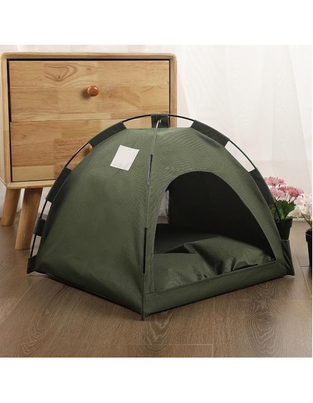 Dog Beds Pet Tent Bed Cats House Supplies Products Accessories Warm Cushions Furniture Sofa Beds Winter Tents Cat (Color : White)