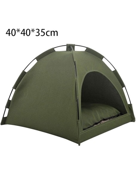 Dog Beds Pet Tent Bed Cats House Supplies Products Accessories Warm Cushions Furniture Sofa Beds Winter Tents Cat (Color : White)