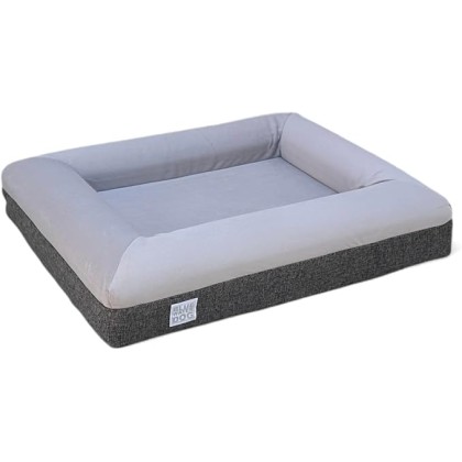 Luxury Essential Orthopedic Memory Foam Dog Bed with Waterproof Liner and Machine Washable Cover with YKK Zippers (Small 29" L x 23" W x 6" Th)