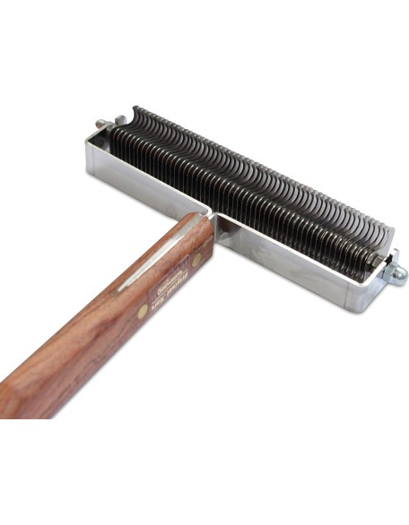 Mars Coat King Triple Wide Dematting Undercoat Grooming Rake Stripper Tool for Horses