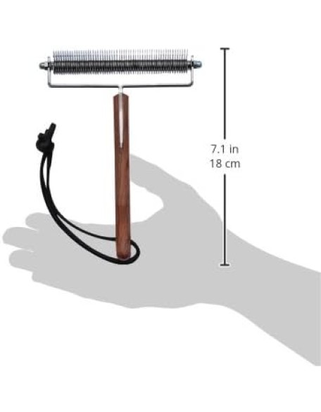 Mars Coat King Triple Wide Dematting Undercoat Grooming Rake Stripper Tool for Horses