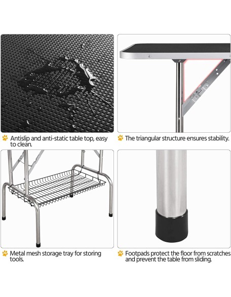 Dog Pet Grooming Table Professional Adjustable Heavy Duty