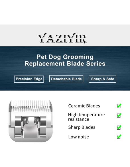 Pet Dog Grooming Detachable Ceramic Blades Kit