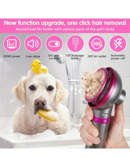 New pet Hair Dryer,Suitable for Blowing and Brushing Hair